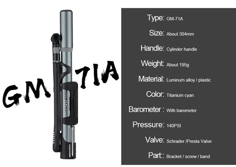 High-pressure bicycle pump Lion-Tree