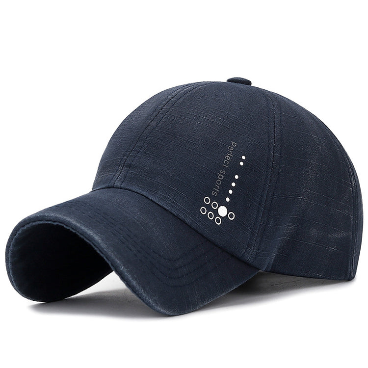 Washed Distressed Baseball Cap Men&