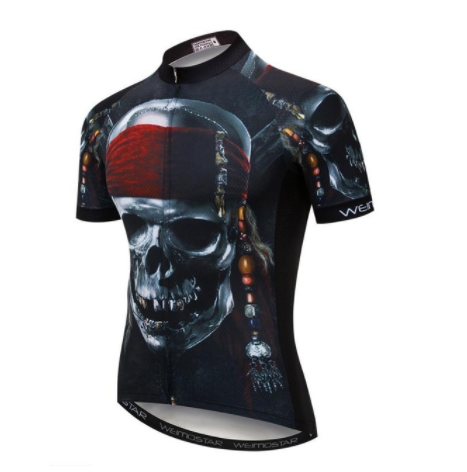 Weimostar skull jersey men&