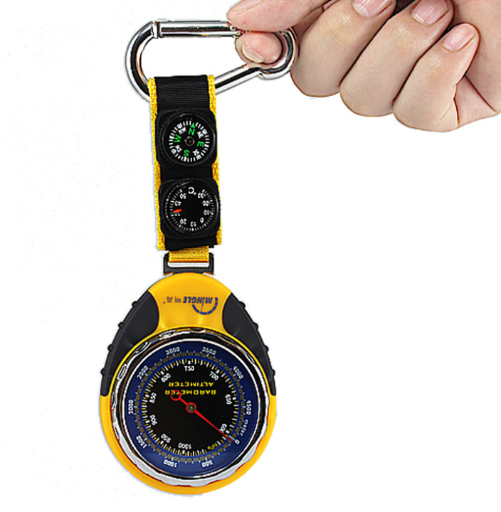 Outdoor travel multi-function pointer altimeter barometer altitude table BKT381 portable mountaineering Lion-Tree