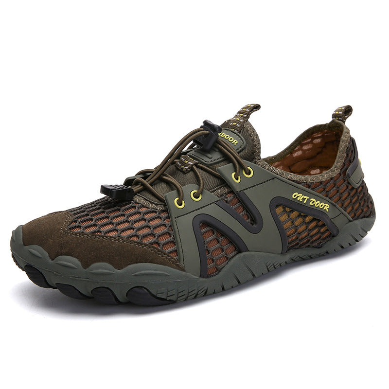 Outdoor Mountaineering Upstream Non-Slip Hiking Shoes Lion-Tree