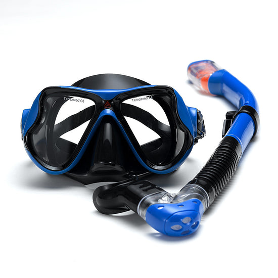 Adult Learning To Swim Equipment Diving Mask Snorkel Two-piece Suit Lion-Tree