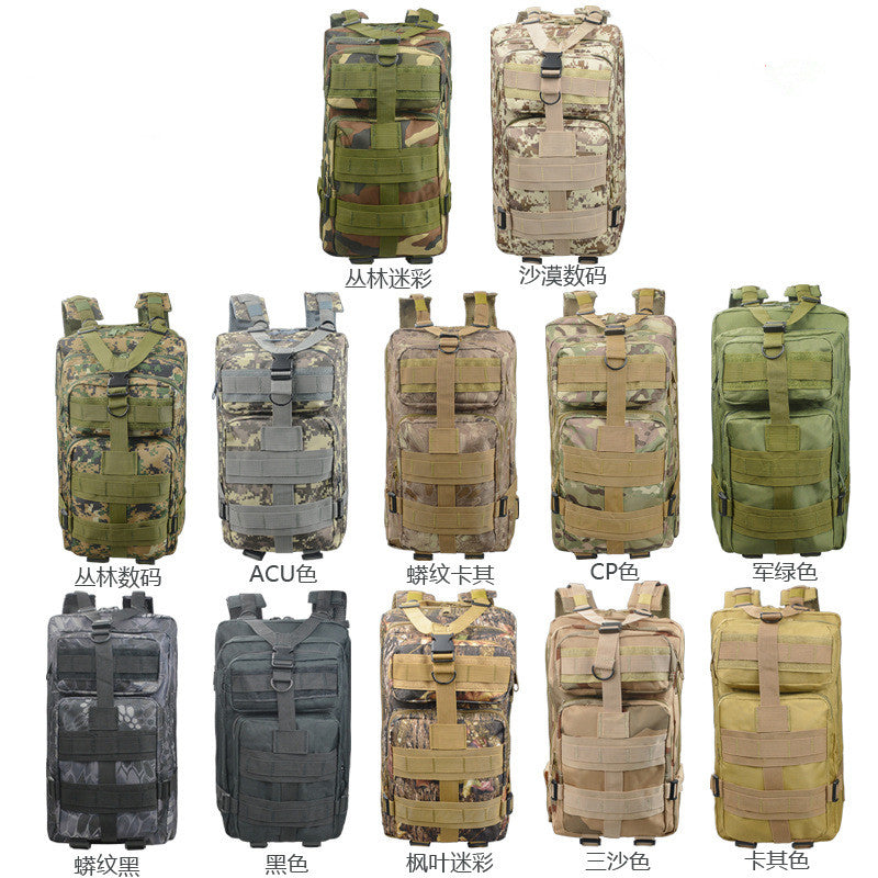 Camouflage Backpack Outdoor Sports Upgraded 3P Bag Camouflage Backpack Tactical Backpack Outdoor Camping Travel Lion-Tree