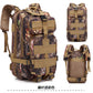 Camouflage Backpack Outdoor Sports Upgraded 3P Bag Camouflage Backpack Tactical Backpack Outdoor Camping Travel Lion-Tree