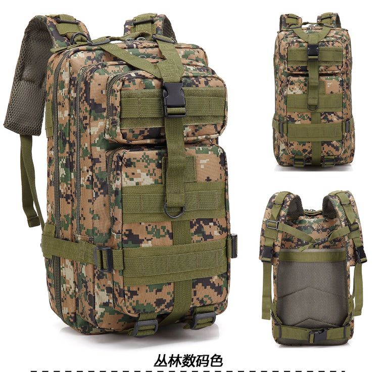 Camouflage Backpack Outdoor Sports Upgraded 3P Bag Camouflage Backpack Tactical Backpack Outdoor Camping Travel Lion-Tree