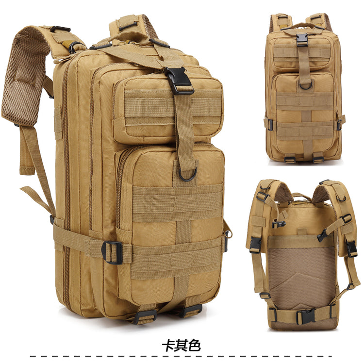 Camouflage Backpack Outdoor Sports Upgraded 3P Bag Camouflage Backpack Tactical Backpack Outdoor Camping Travel Lion-Tree