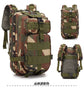 Camouflage Backpack Outdoor Sports Upgraded 3P Bag Camouflage Backpack Tactical Backpack Outdoor Camping Travel Lion-Tree