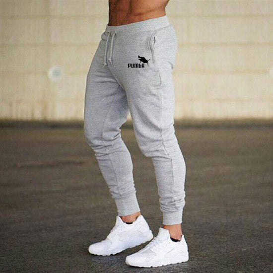 Sport European and American fitness printed casual trousers Lion-Tree