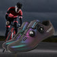 Professional Racing Road Bike Sneakers Colorful Light Breathable Self-locking Shoes Lion-Tree