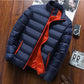 Stand collar cardigan padded jacket Lion-Tree