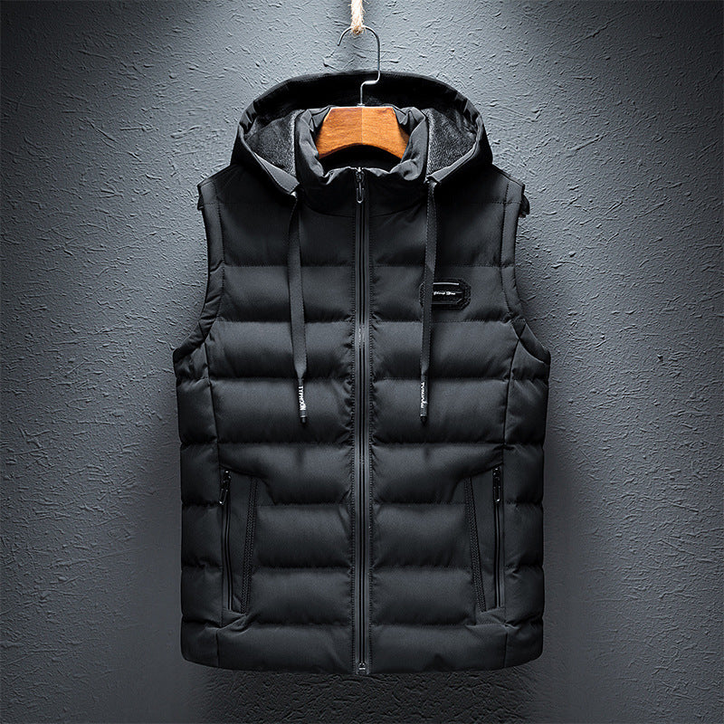 Fleece Warm Vest Trendy Brand Outer Wear Vest Jacket Lion-Tree