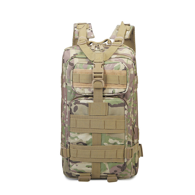 New Outdoor Backpack Large Capacity Camouflage Tactical Backpack Multifunctional Waterproof Sports One-Shoulder Mountaineering Bag Lion-Tree