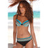 Sexy European And American Vacation Triangle Bikini Two Piece Set Lion-Tree