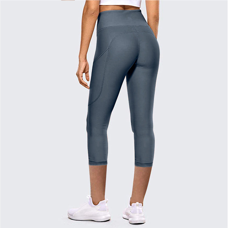 High-waist Hip-lifting Cropped Yoga Pants Women&