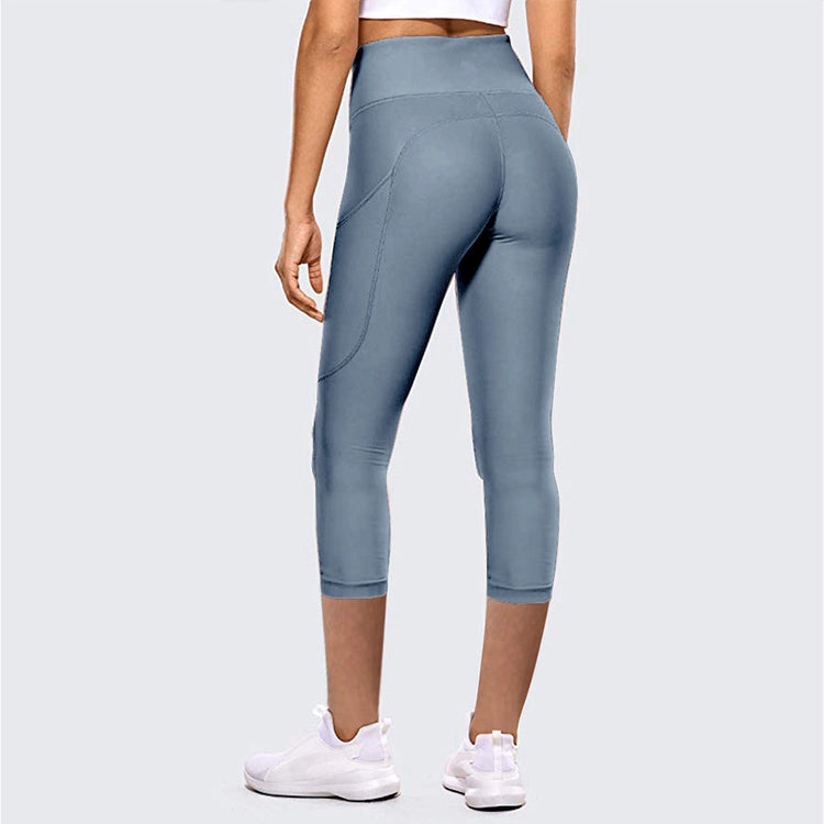 High-waist Hip-lifting Cropped Yoga Pants Women&