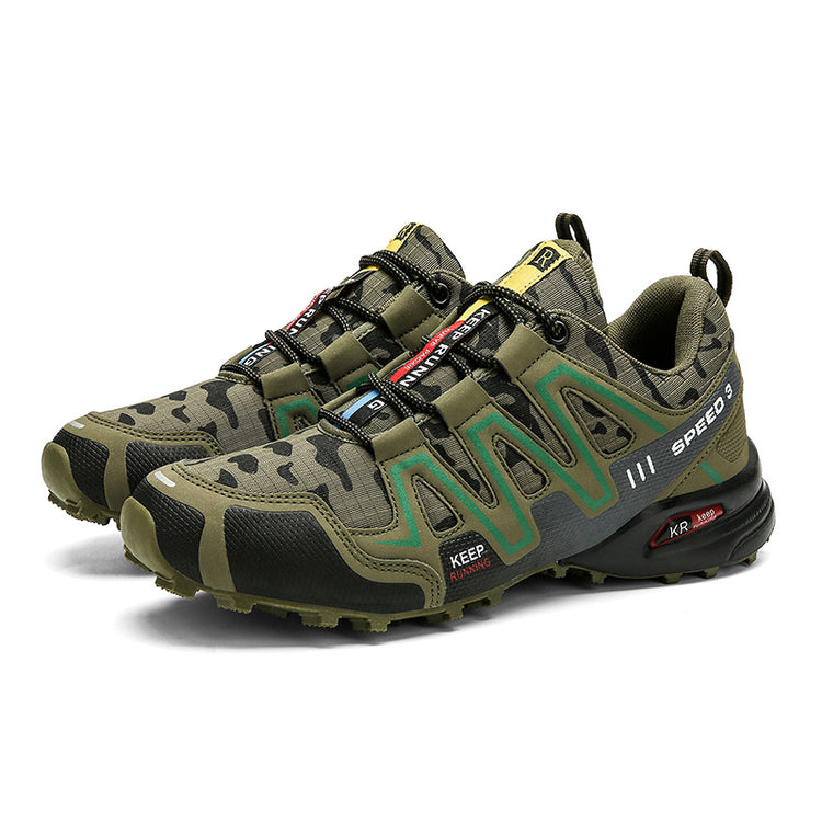 Men Hiking Shoes Climbing Male Sports Shoes Work Safety Toe Tactical Non-Slip Durable Trekking Sneakers Mens Footwear Lion-Tree