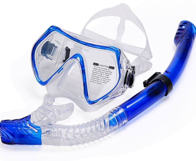 Adult Large Frame Diving Glasses With Snorkel Lion-Tree