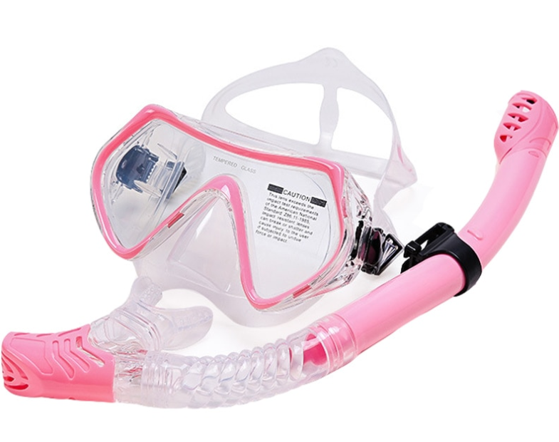 Adult Large Frame Diving Glasses With Snorkel Lion-Tree