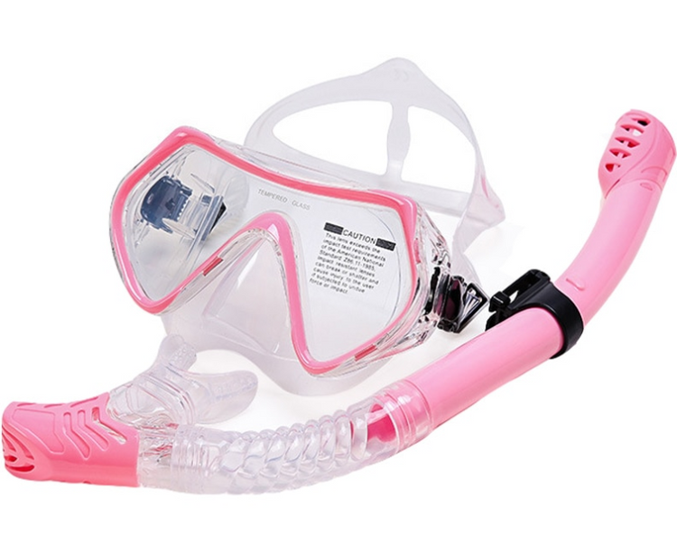 Adult Large Frame Diving Glasses With Snorkel Lion-Tree