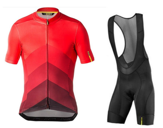 Mavic short-sleeved bib cycling jersey suit Lion-Tree