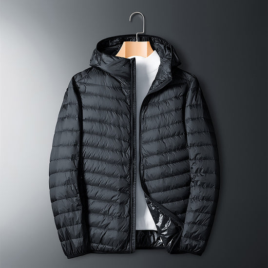 Sheer hooded down jacket Lion-Tree