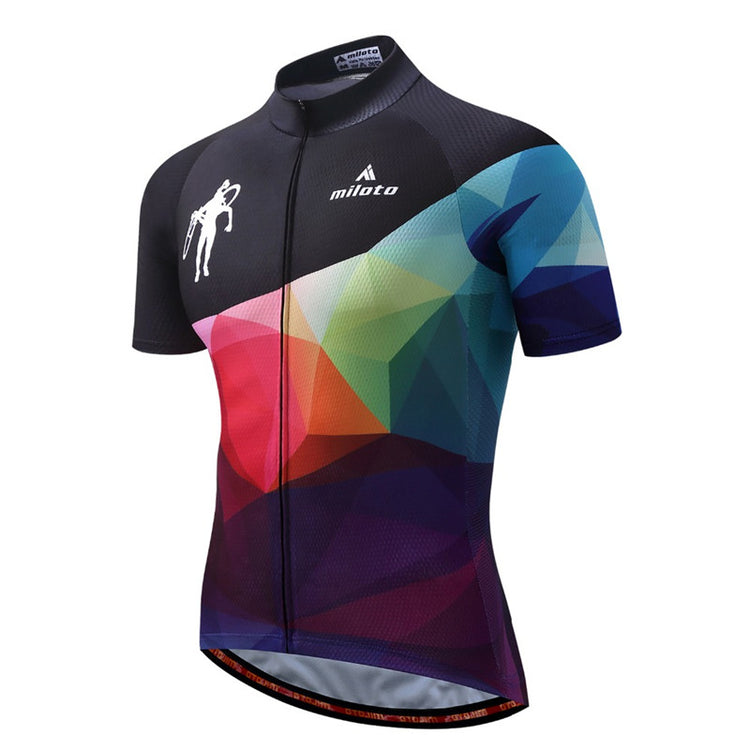 Cycling jersey short top plus extra large size Lion-Tree