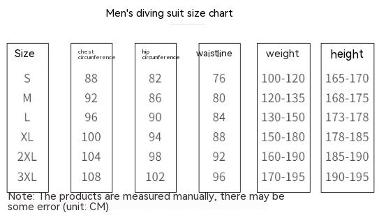 Split Diving Suit Split Men&