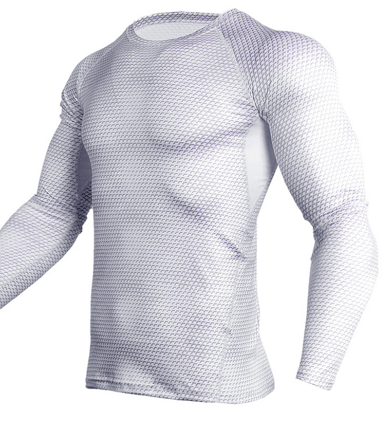 Compression Shirt Men Gym Running Shirt Quick Dry Breathable Fitness Sport Shirt Sportswear Training Sport Tight Rashguard Male Lion-Tree