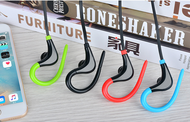 BT-01 Big Horn Sports Bluetooth Headset Bina Bluetooth 4.1 Protocol Wireless Sports Bluetooth Earbuds Lion-Tree