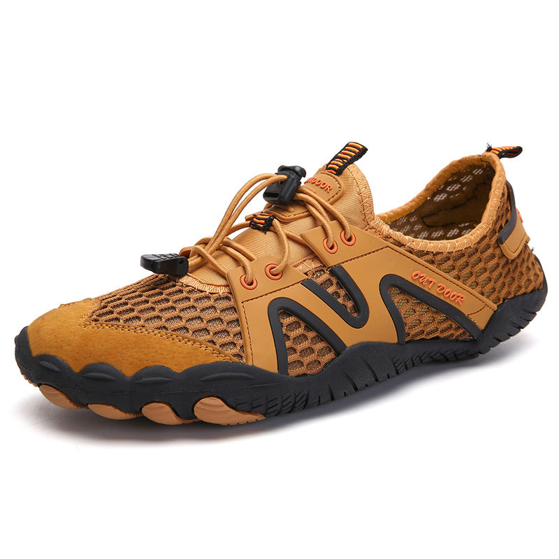 Outdoor Mountaineering Upstream Non-Slip Hiking Shoes Lion-Tree