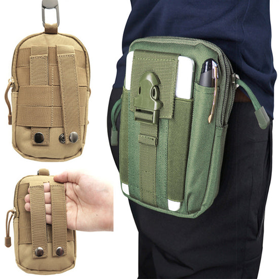 Outdoor Sports Molle Tactical Pocket Male 5.5 6 Inch Waterproof Mobile Phone Bag Lion-Tree