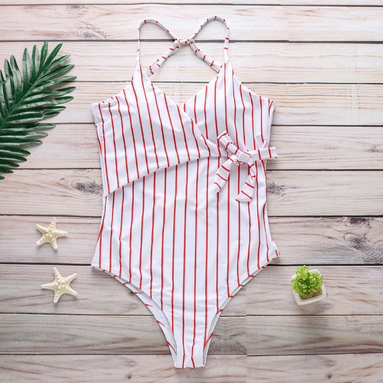 Vertical one-piece swimsuit Lion-Tree