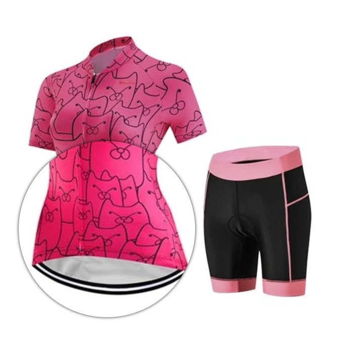 Cycling Kit - CatPink Lion-Tree