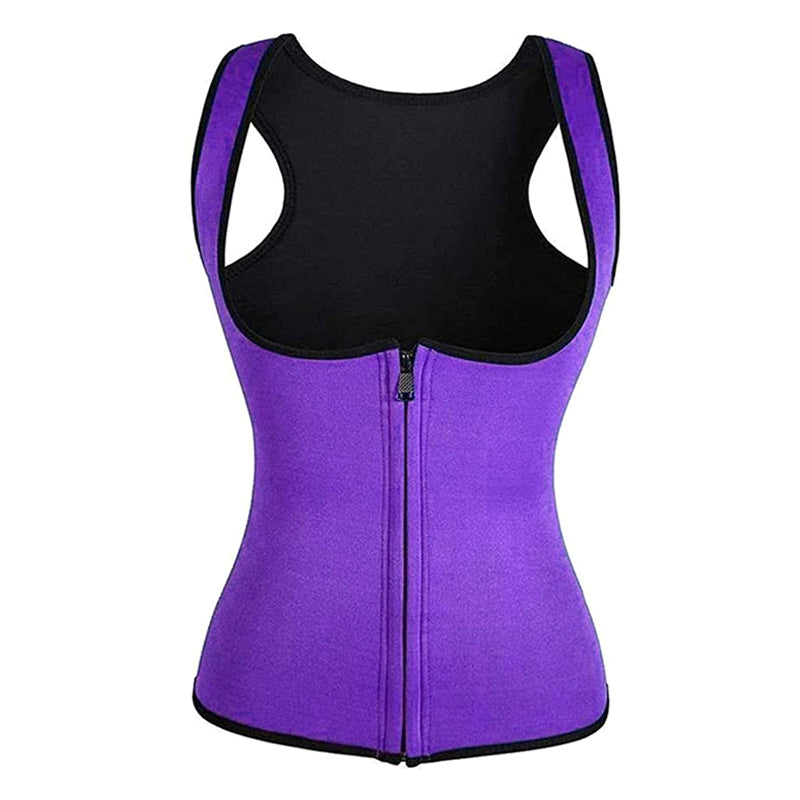 Zipper-Style Ladies Body Tummy Court Corset, Yoga Wear, Fitness Vest, Shapewear Lion-Tree