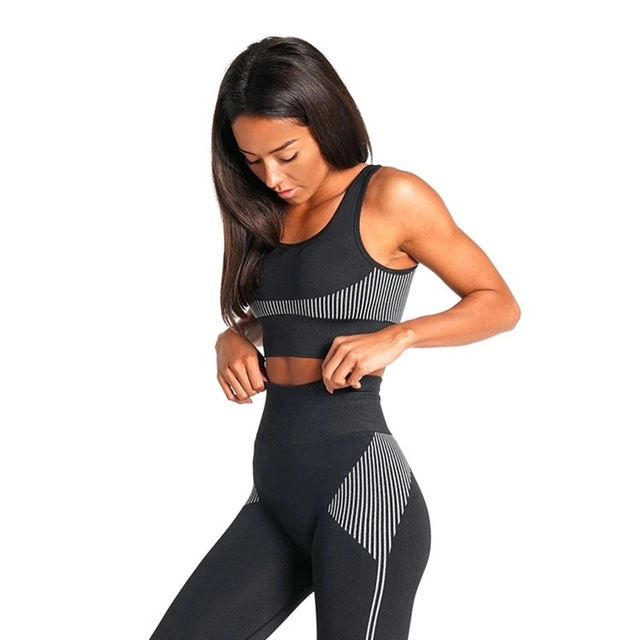 Autumn and winter fitness seamless set Lion-Tree