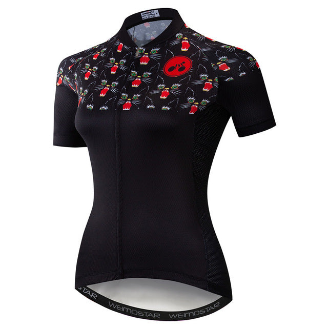 Women Cycling Jersey Shirt Lion-Tree