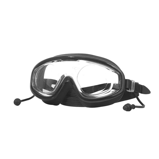 Swimming Goggles Large Frame Waterproof Anti-fog HD Glasses Equipment Men And Women Swimming Goggles Lion-Tree