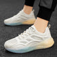 Mesh Breathable Popcorn Bottom Sports Running Shoes Increase Thick Bottom Old Shoes Casual Men&