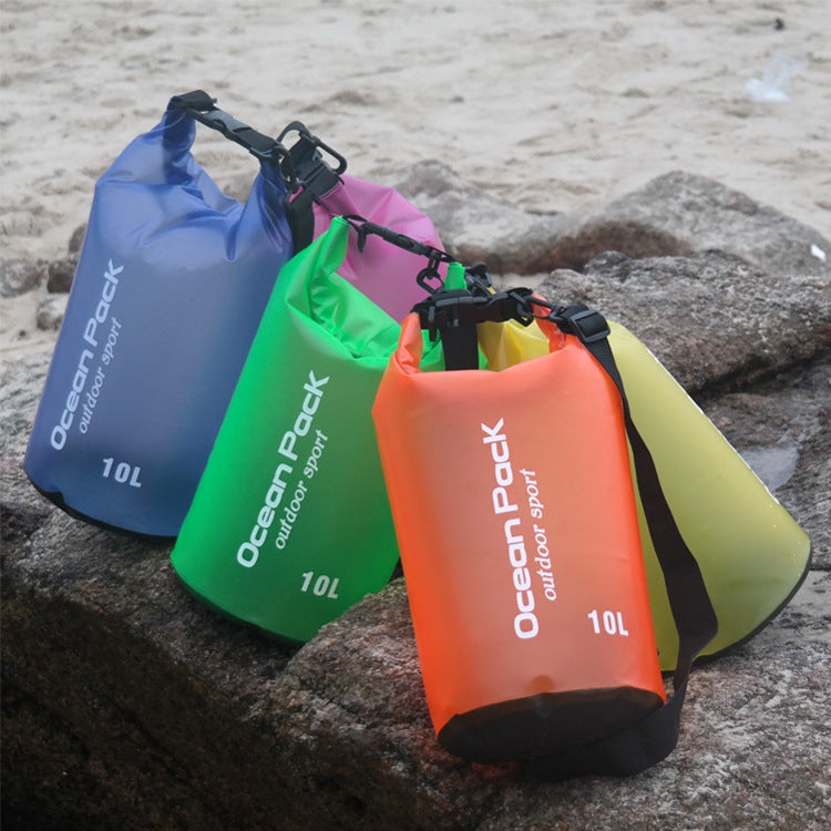 Spot beach bag anti water bucket bag PVC waterproofing bag drifting waterproof bag swimming bag outdoor sports bag Lion-Tree