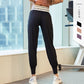 Letter Elastic Waist Loose Yoga Pants Lion-Tree