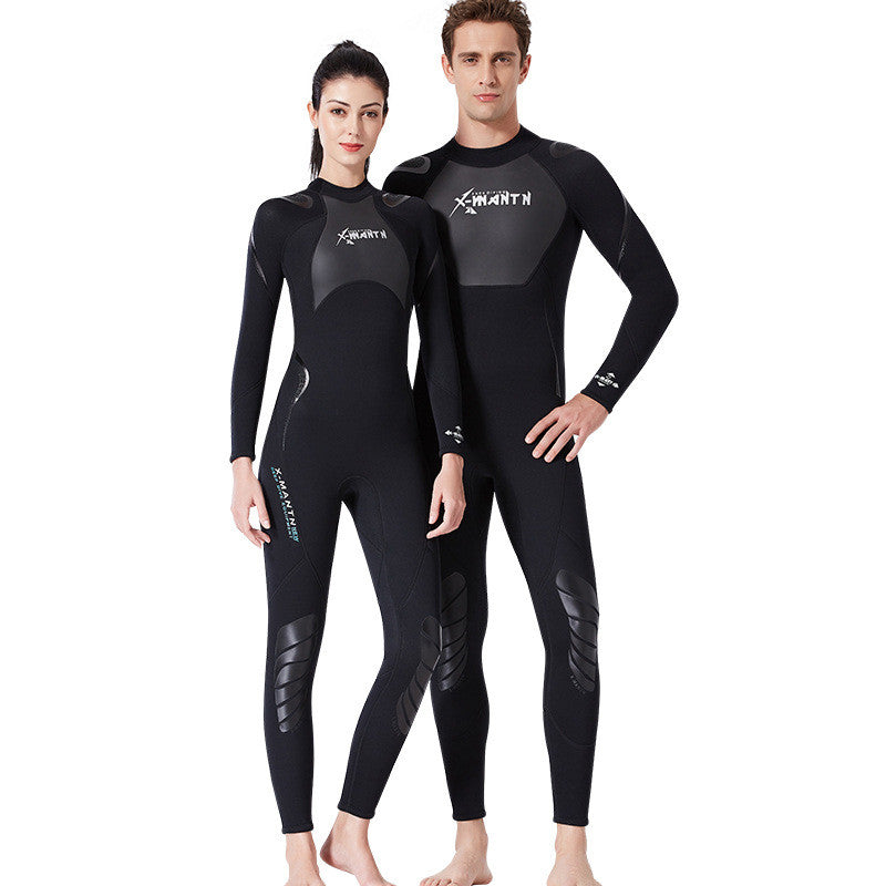 3mm wet diving suit for lovers in winter Lion-Tree