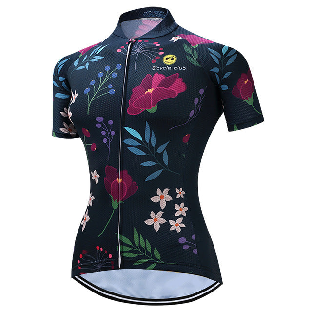 Women Cycling Jersey Shirt Lion-Tree