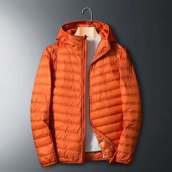 Sheer hooded down jacket Lion-Tree