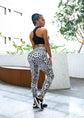 Leopard print digital yoga pants Lion-Tree