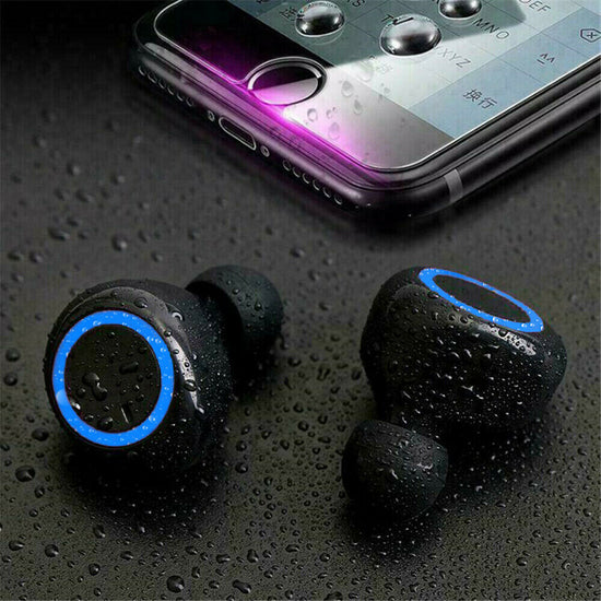 Waterproof Bluetooth 5.0 Wireless Earbuds Headphone Headset Noise Cancelling TWS Lion-Tree