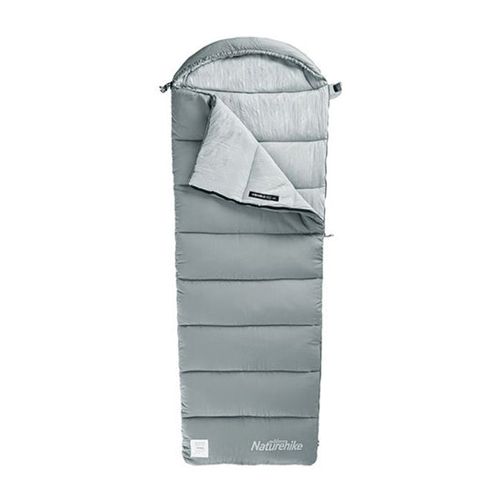 Envelope Hooded Cotton Sleeping Bag Can Be Washed And Stitched Double Tent Camping Lion-Tree