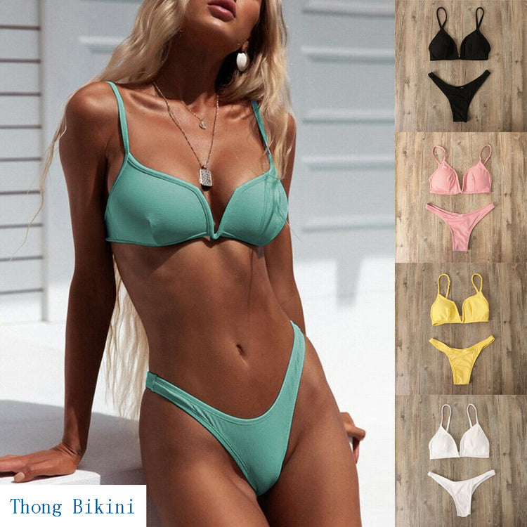 Thong bikini women swimsuit Lion-Tree