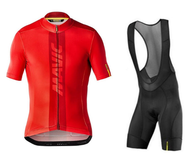 Mavic short-sleeved bib cycling jersey suit Lion-Tree