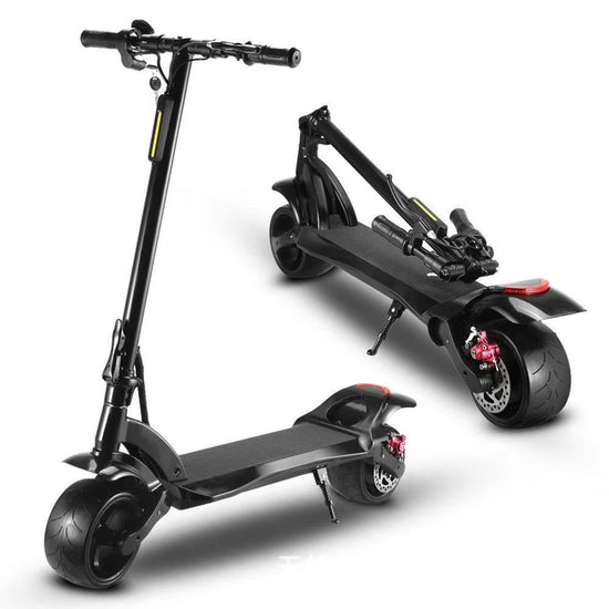 Double Drive Folding Scooter With Wide Tires Lion-Tree