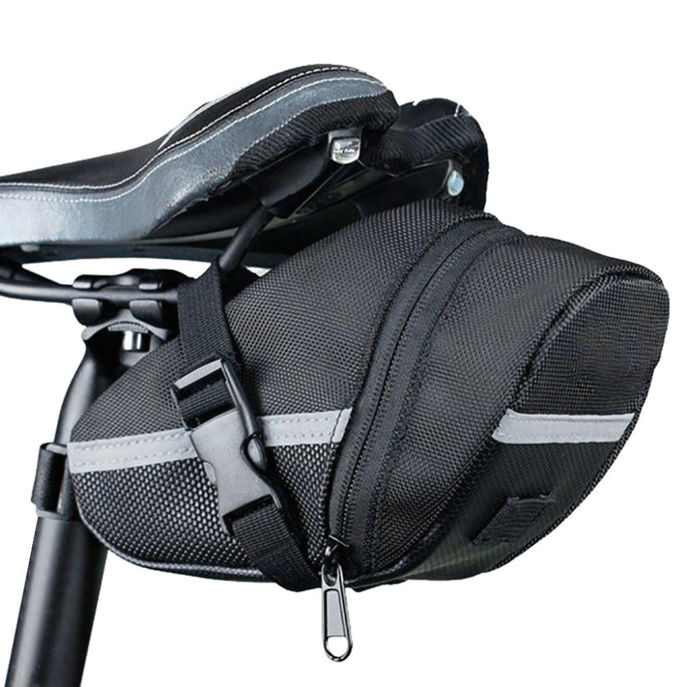 Bicycle Seat Mountain Bike Black Tail Bag Lion-Tree